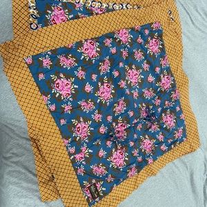 Matilda Jane “In stitches” bedding 2 Euro Shams, like new condition